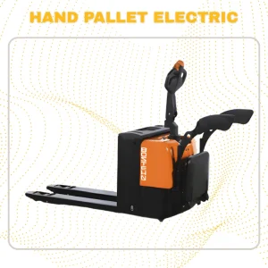 Hand pallet electric dari Surya Sinar Abadi cocok untuk memindahkan barang dengan cepat & beban berat.