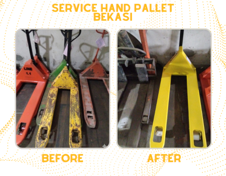 Service Hand Pallet Bekasi gratis pengecatan unit